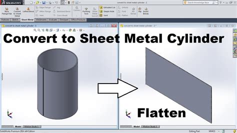 how to convert part to sheet metal in solidworks|solidworks convert to sheetmetal.